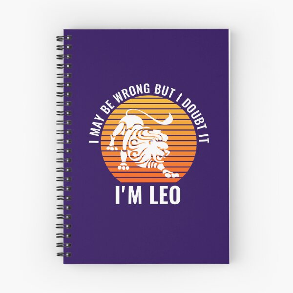 Item preview, I May Be Wrong But I Doubt It I'm Leo July August Birthday designed and sold by StudioTina.
