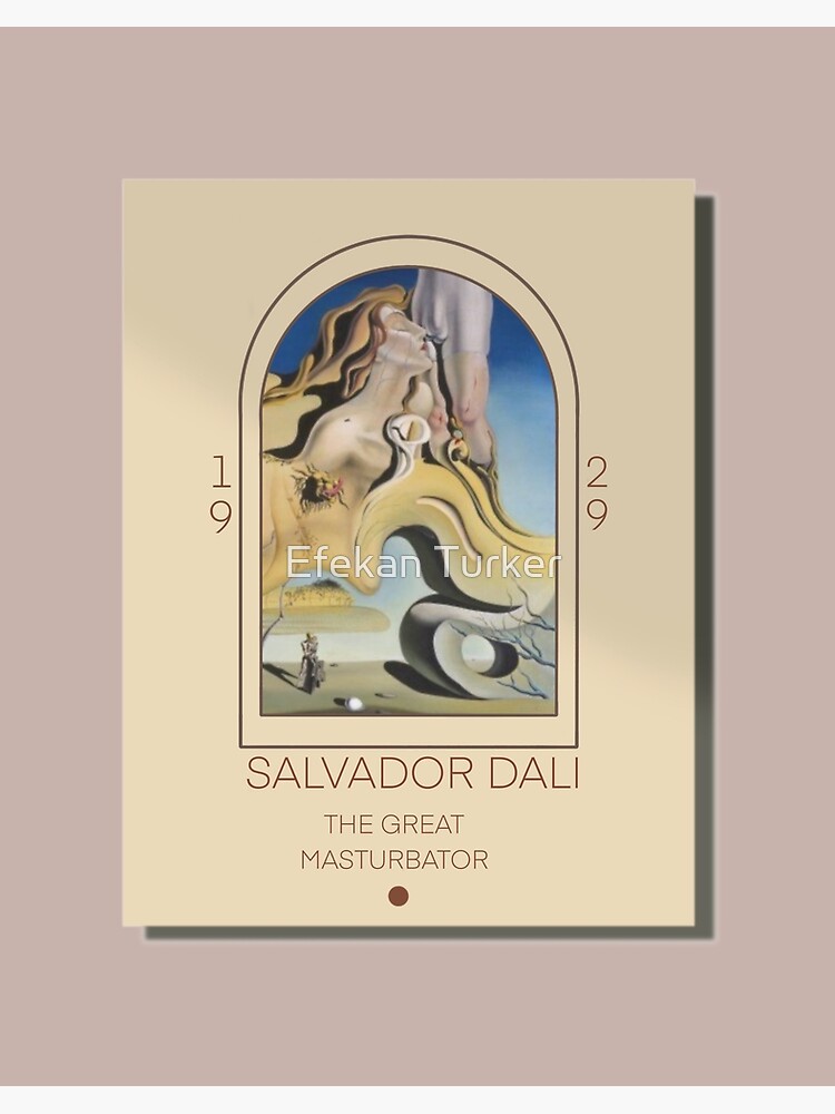 The Great Masturbator Salvador Dali  Art Board Print for Sale by