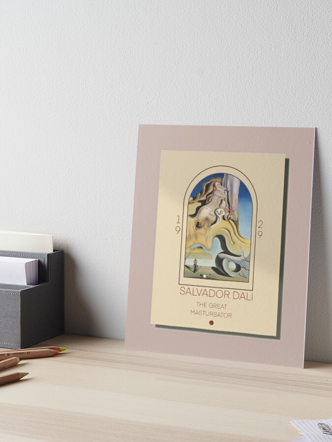 The Great Masturbator Salvador Dali  Art Board Print for Sale by