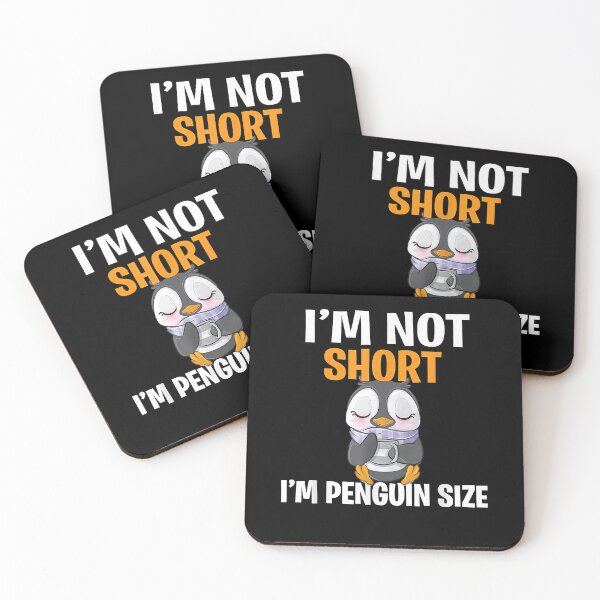 Item preview, I'm Not Short I'm Penguin Size T-Shirt designed and sold by lutaopegor.