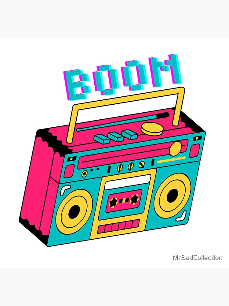 Thumbnail 5 of 5, Coasters (Set of 4), Boom Box designed and sold by MrBadCollection.