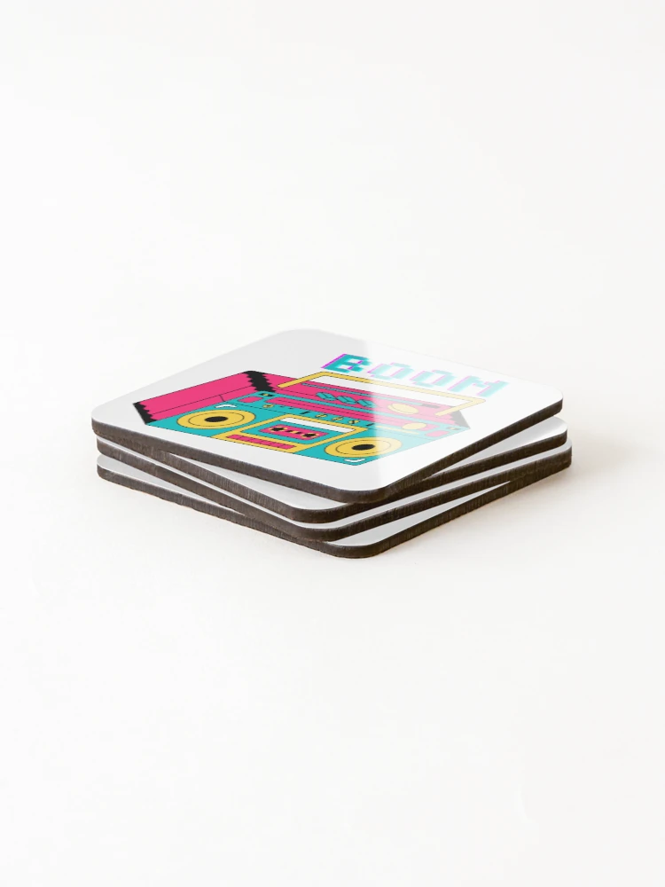 Thumbnail 4 of 5, Coasters (Set of 4), Boom Box designed and sold by MrBadCollection.