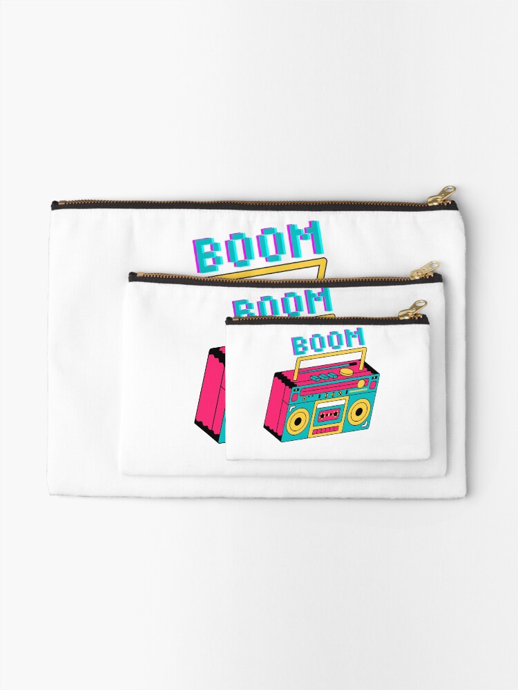Thumbnail 2 of 4, Zipper Pouch, Boom Box designed and sold by MrBadCollection.