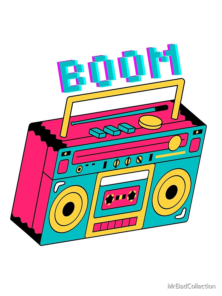 Thumbnail 3 of 3, Scarf, Boom Box  designed and sold by MrBadCollection.