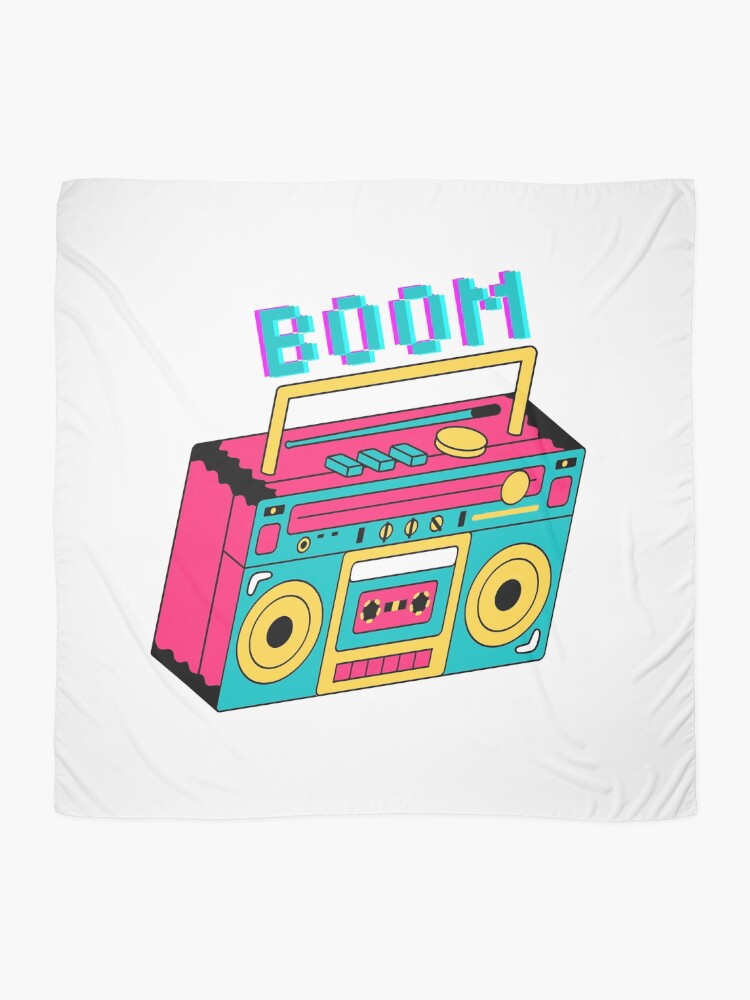 Thumbnail 2 of 3, Scarf, Boom Box  designed and sold by MrBadCollection.