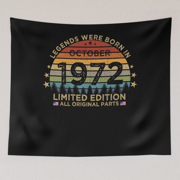 Item preview, Legends Were Born In October 1972 Limited Edition Patriotic designed and sold by cssdru.
