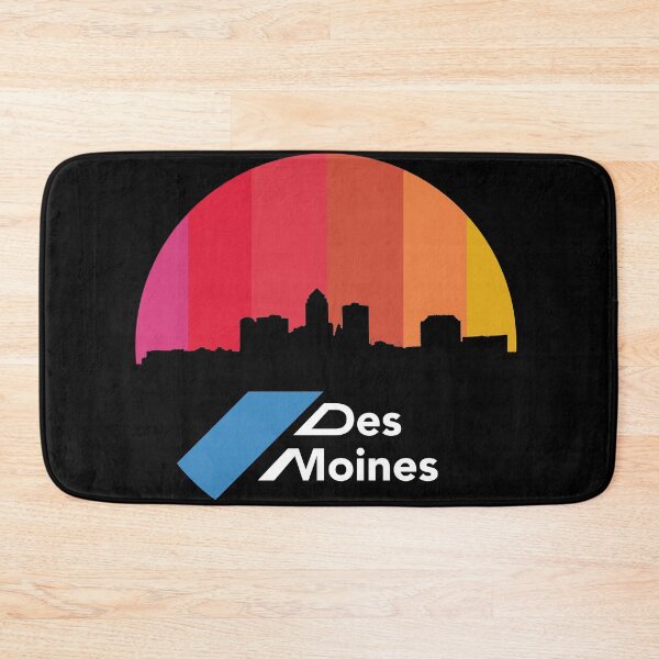 Item preview, Des Moines Iowa Skyline - DSM, IA Capitol of Iowa City Skyline designed and sold by avataraustin.