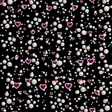 Artwork thumbnail, Shining pearls with Heart patterns by JiggsFashion