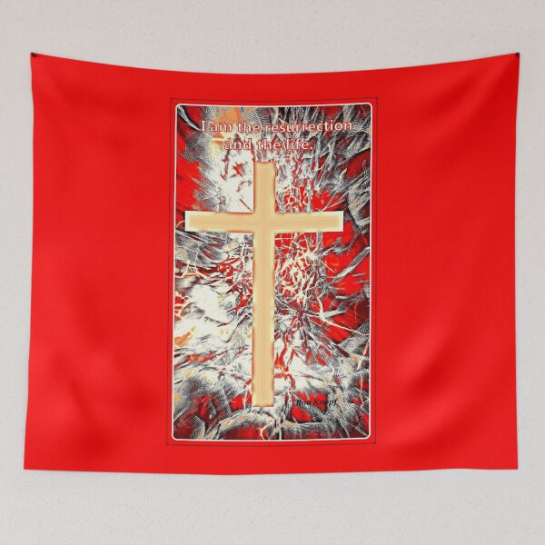 Item preview, Wall Art  // Religious  //  I am the resurrection, and the life, designed and sold by Imagin8er.