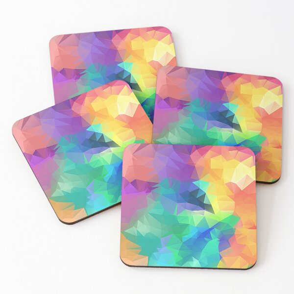Item preview, Abstract multicolor triangles, high contrast, modern designed and sold by cutecrazytshirt.