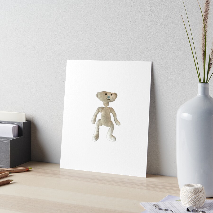 Bear Alpha Default Bear Art Board Print