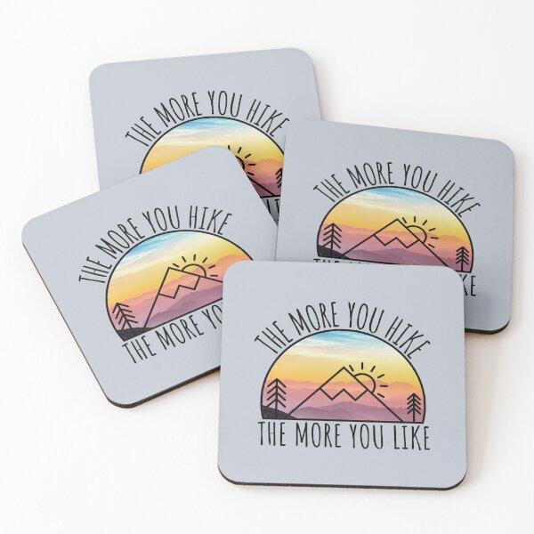 Item preview, The More You Hike The More You Like designed and sold by SunfullyYours.
