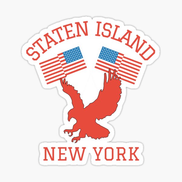 Aperçu de l'œuvre Rétro des années 40 Staten Island New York - Années 1940 / Cinq arrondissements de style vintage créée et vendue par TimelessLocales.