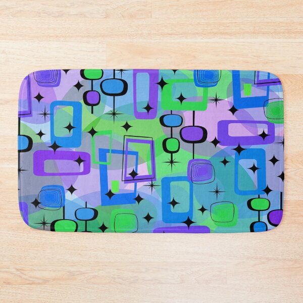 Item preview, Mid Century Modern Retro Groovy Starry Scene designed and sold by DesignLust.