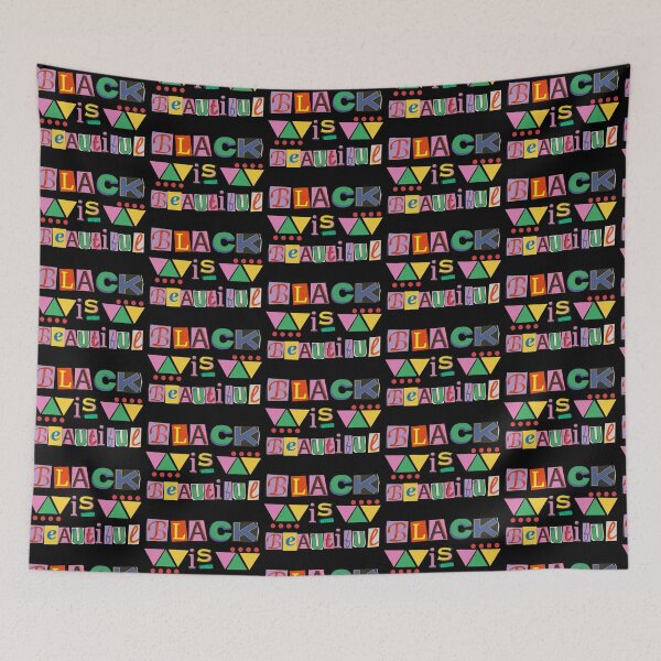 Item preview, Black Is Beautiful Scrapbook Letters Pattern/ Black Pride designed and sold by Designs By YL.