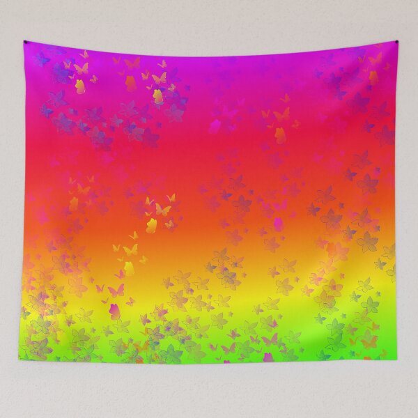 Item preview, Spring rainbow butterflies and blossoms designed and sold by MystixJack.