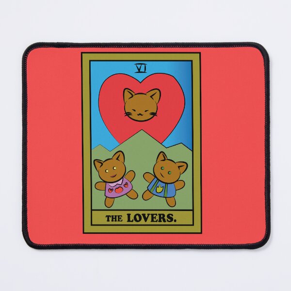Item preview, TAROT CARDS | THE LOVERS. | CAT designed and sold by FalconLifeStore.