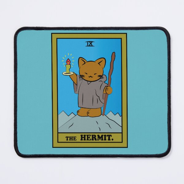 Item preview, TAROT CARDS | THE HERMIT. | CAT designed and sold by FalconLifeStore.