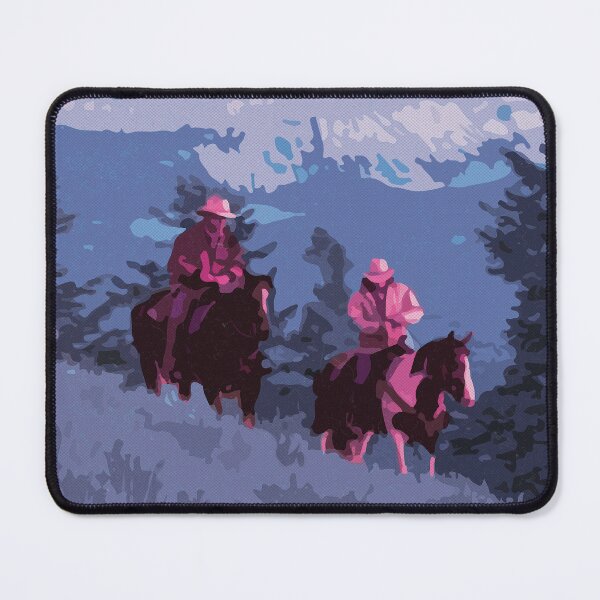 Item preview, Brokeback Mountain Art Print / Indie Retro Modern Art / Sticker / Poster / Phone Case / Card / 9x11 / 12x18 / 18x24 / 24x36 designed and sold by LemoneyedPrints.