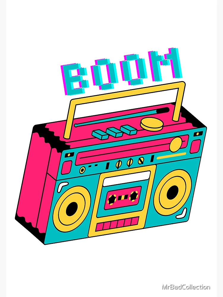 Thumbnail 3 of 3, Journal, Boom Box designed and sold by MrBadCollection.