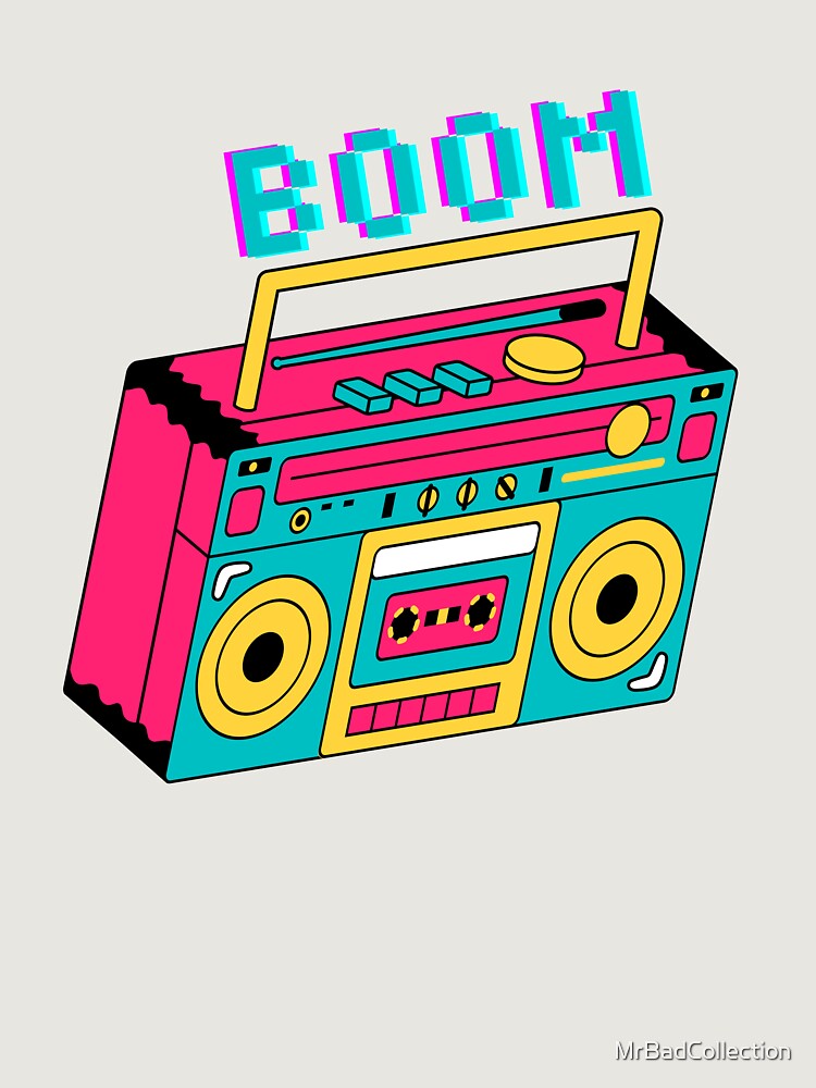 Thumbnail 6 of 6, Premium Oversized Sweatshirt, Boom Box designed and sold by MrBadCollection.