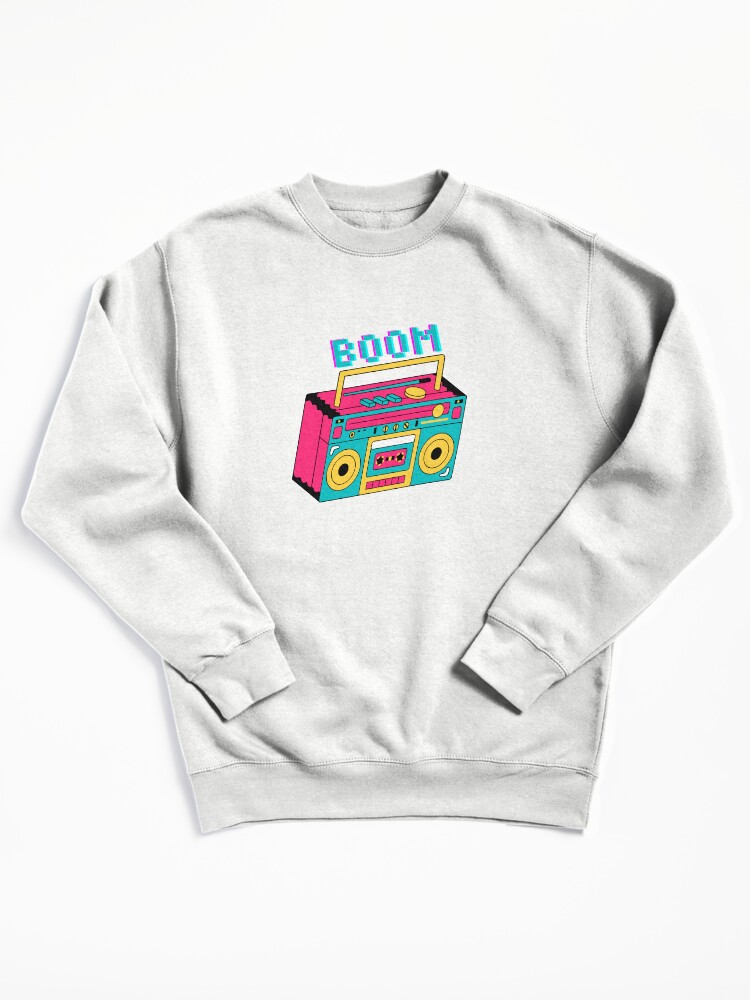 Thumbnail 3 of 6, Pullover Sweatshirt, Boom Box designed and sold by MrBadCollection.