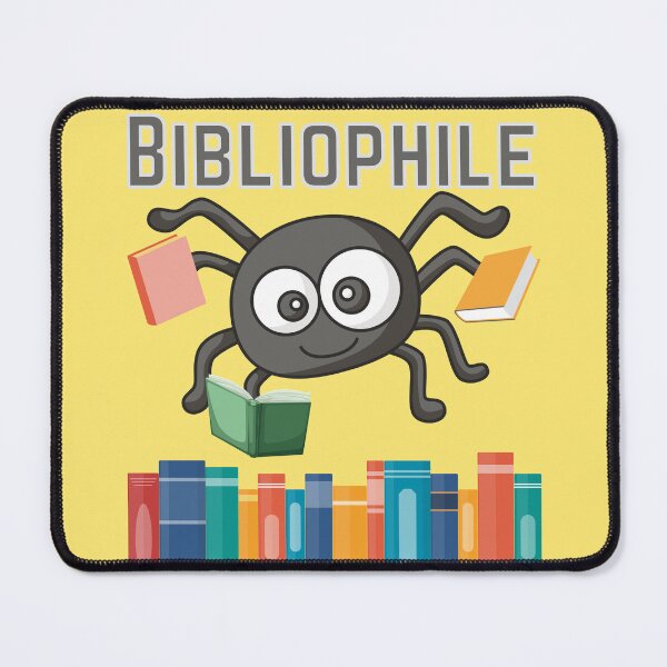 Item preview, Bibliophile, Cute Reading Spider designed and sold by Constant Readers.