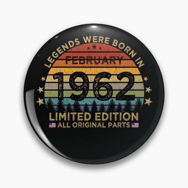 Item preview, Legends Were Born In February 1962 Limited Edition Patriotic designed and sold by cssdru.