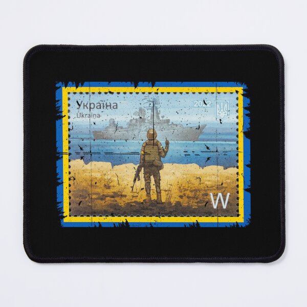 Item preview, Vintage Ukraine Postage Stamp Flag Pride Army Patriot Roots designed and sold by GraphifyArt.