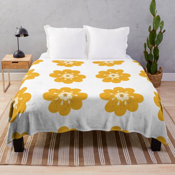 Item preview, Yellow floral design designed and sold by KBMeyer.