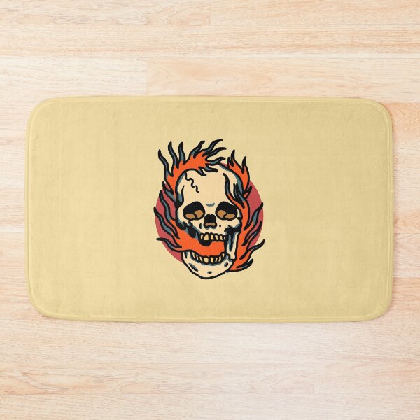 Item preview, skull burning designed and sold by simplife-art.