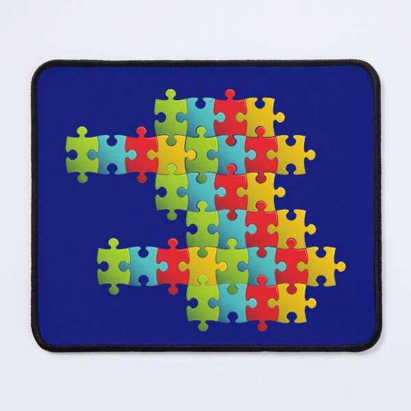Item preview, Colorful Puzzle Pieces Colors designed and sold by AwesomeArt13.