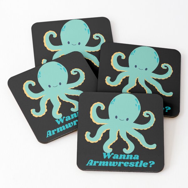 Item preview, Wanna Armwrestle, Armwrestling Octopus designed and sold by Constant Readers.