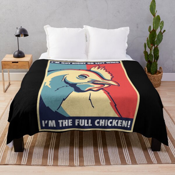 Item preview, I'm not right or left wing, I'm the full chicken funny tee designed and sold by GrandmaApproved.