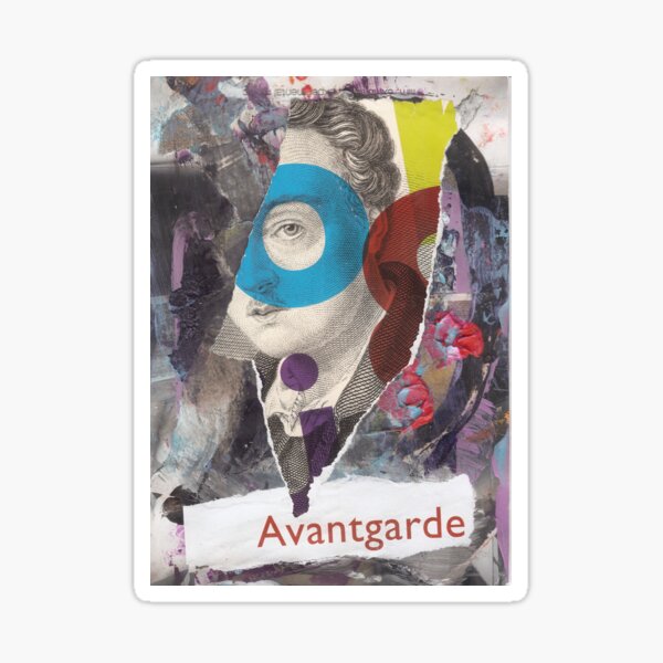 avant-garde Sticker