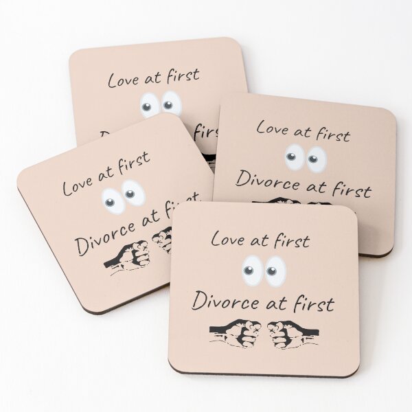 Item preview, Love at first site Divorce at first fight designed and sold by DigitalArtTrend.