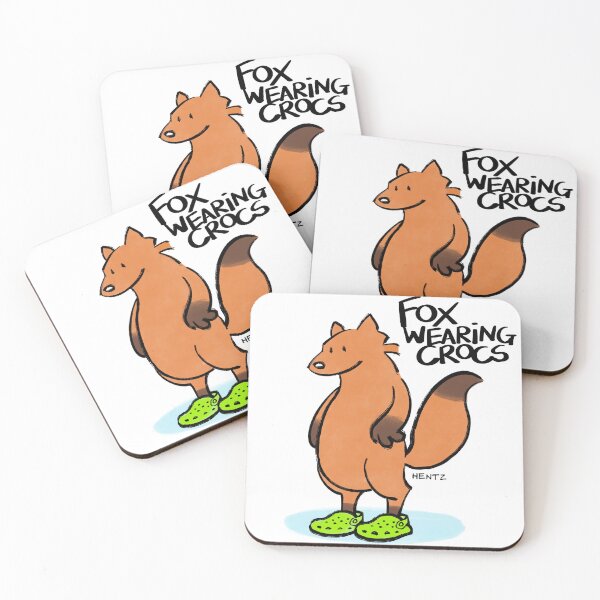 Item preview, Fox Wearing Crocs designed and sold by JohnnyDraws1.
