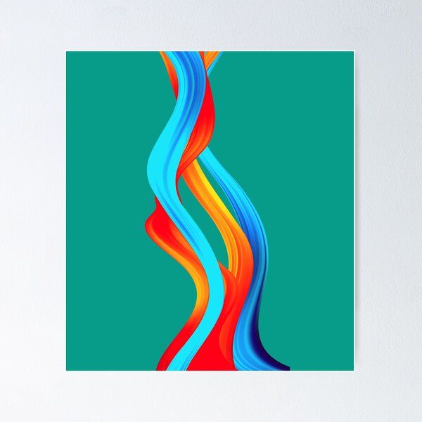 Item preview, Abstract Art Work Colors Muticolor designed and sold by AwesomeArt13.