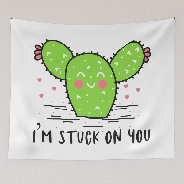 Item preview, I'm Stuck on You Cactus designed and sold by kapiks.