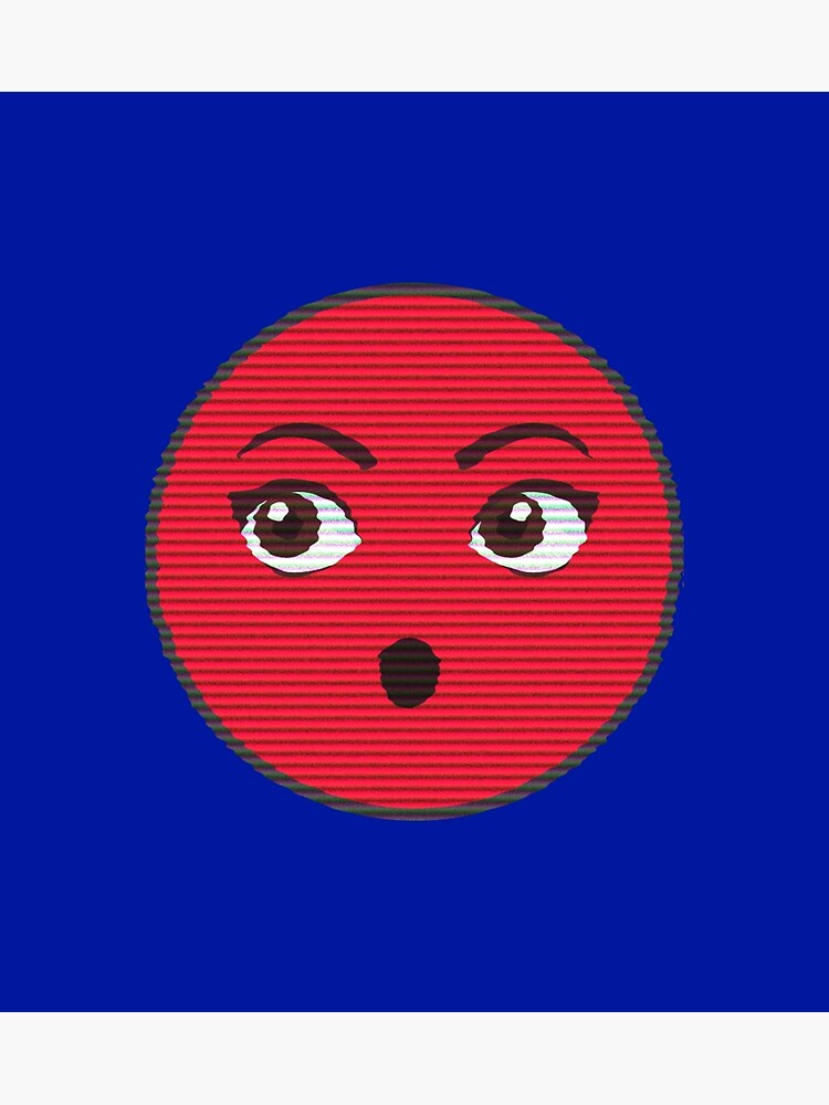 "Emoji Red Emoji Cute Emoticon" Poster for Sale by AwesomeArt13 Redbubble