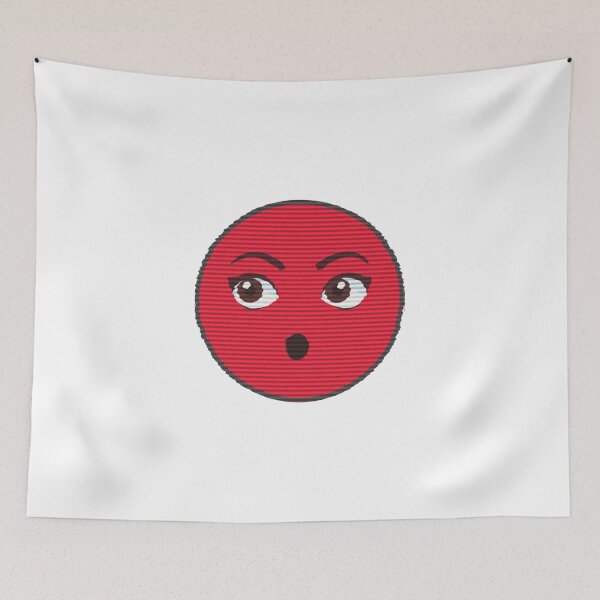 Item preview, Emoji Red Emoji Cute Emoticon designed and sold by AwesomeArt13.