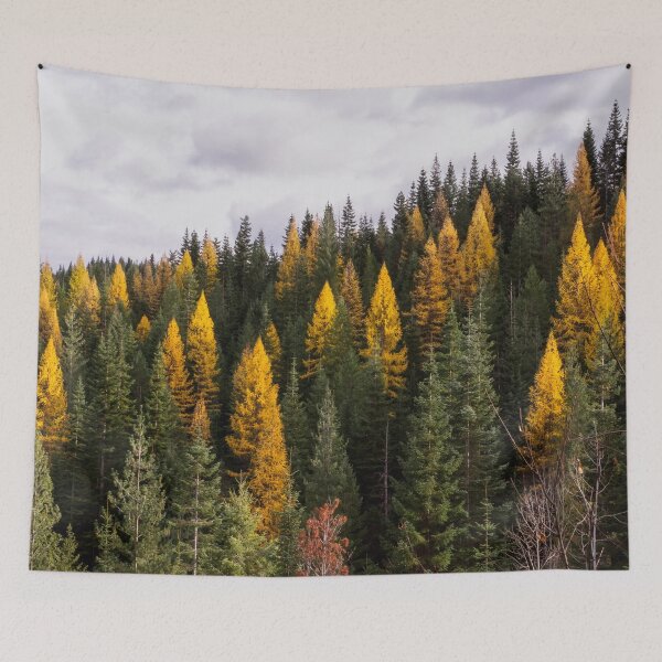 Item preview, Yellow Tamarack Mountainside designed and sold by Lostlogo.