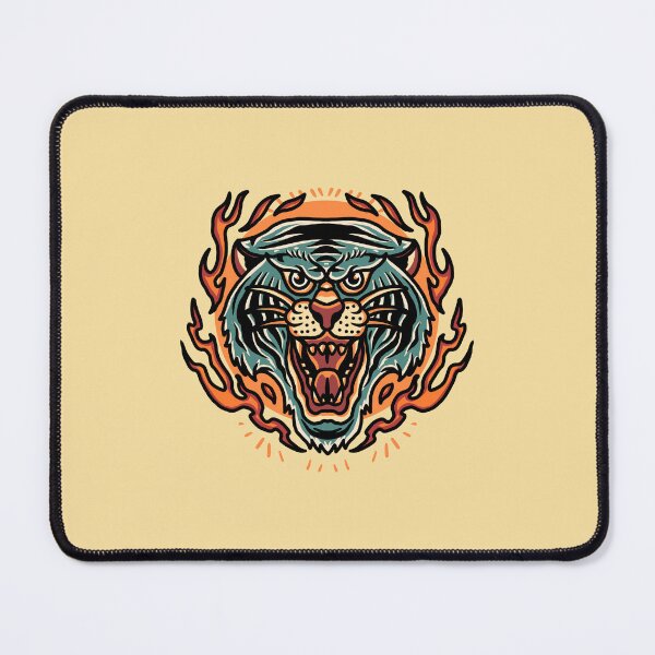 Item preview, tiger burning designed and sold by simplife-art.