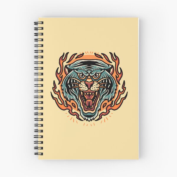 Item preview, tiger burning designed and sold by simplife-art.