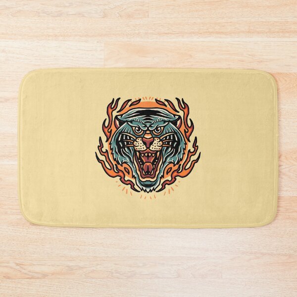 Item preview, tiger burning designed and sold by simplife-art.