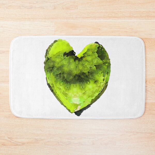 Item preview, Glam Romantic Hearts Art - Big GreenHeart by Sharon Cummings designed and sold by Sharon Cummings Art.