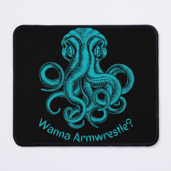 Item preview, Wanna Armwrestle, Armwrestling Kraken designed and sold by Constant Readers.