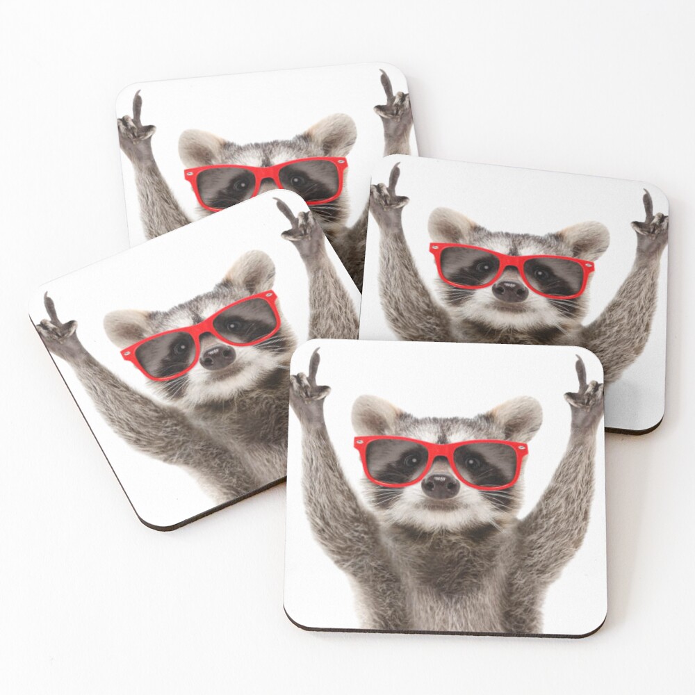 Item preview, Coasters (Set of 4) designed and sold by Racoonzz.