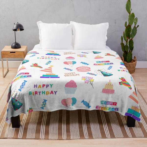 Item preview, Mixed Happy Birthday Pattern designed and sold by silviaol.
