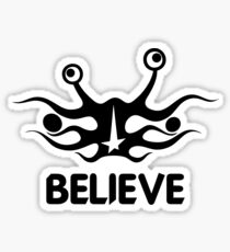 Believe into Flying spaghetti monster Sticker